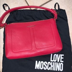 Authentic MOSCHINO shoulder bag ( Has flaws)